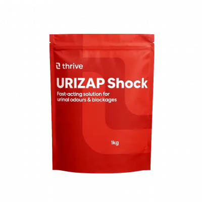 Urizap Shock (1Kg) Eliminate Urinal Odours & Blockages - Eco-Friendly Formula